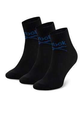 Reebok Reebok Набір з 3 пар низьких шкарпеток unisex R0255-SS24 (3-pack) Чорний
