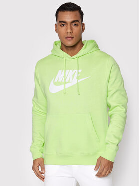 Nike Nike Суитшърт Club Fleece BV2973 Зелен Regular Fit