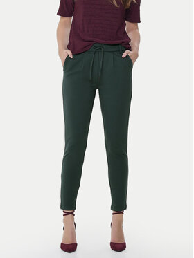ONLY ONLY Bavlnené nohavice Poptrash 15115847 Zelená Regular Fit