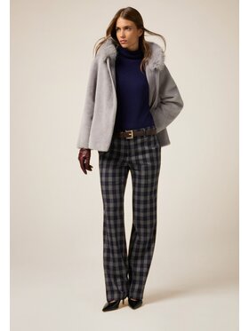 Oltre Oltre Pantaloni di tessuto P055R108976N0S3 Blu Regular Fit