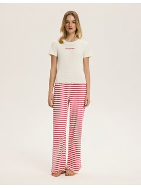 Esotiq Esotiq Piżama 44637 Czerwony Regular Fit