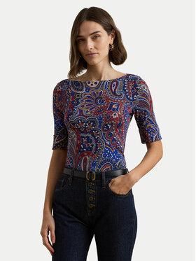 LAUREN RALPH LAUREN LAUREN RALPH LAUREN Bluzka 200957613001 Kolorowy Slim Fit
