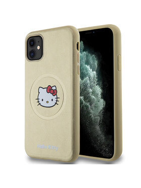 Hello Kitty Hello Kitty Etui na telefon iPhone 11 / Xr Złoty