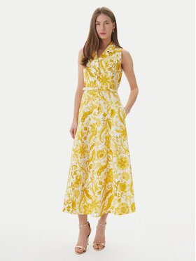 Luisa Spagnoli Luisa Spagnoli Sommerkleid Piagge 542930 Gelb Regular Fit