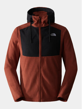 The North Face The North Face Džemperis ar kapuci M Homesafe Full Zip Fleece HoodieNF0A855JWEW1 Brūns Regular Fit
