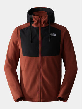 The North Face The North Face Felpa M Homesafe Full Zip Fleece HoodieNF0A855JWEW1 Marrone Regular Fit