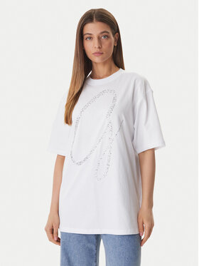 Guess Guess T-Shirt W6GI39 K3478 Biały Regular Fit