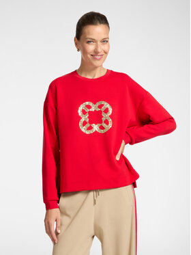 Elena Mirò Elena Mirò Bluza G848Z100427N016 Czerwony Boxy Fit