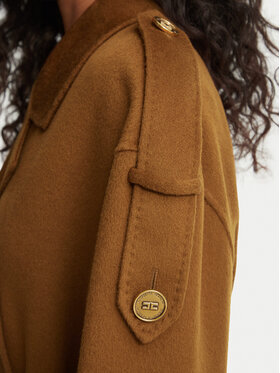 Elisabetta Franchi Μάλλινο παλτό Elisabetta Franchi - 5