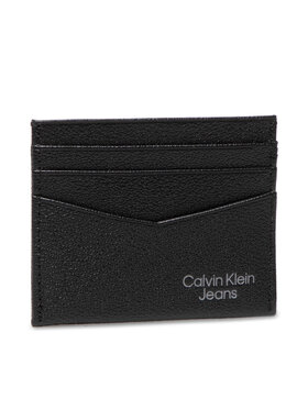 Calvin Klein Jeans Calvin Klein Jeans Kredītkaršu turētājs Micro Pebble Id Cardholder K50K508907 Melns