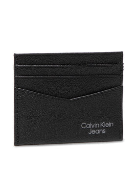 Calvin Klein Jeans Calvin Klein Jeans Puzdro na kreditné karty Micro Pebble Id Cardholder K50K508907 Čierna