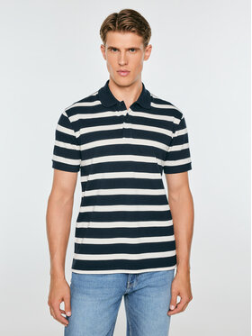 BIG STAR BIG STAR Polo TALUS Granatowy Basic Fit