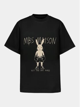 MADE BY SOCIETY MADE BY SOCIETY T-Shirt Round One - T38061 Czarny Basic Fit
