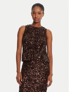 Marella Marella Top Filly 2523946051 Smeđa Slim Fit