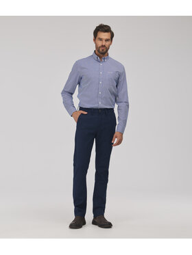 Lee Cooper Lee Cooper Spodnie materiałowe LUKAS Granatowy Straight Leg