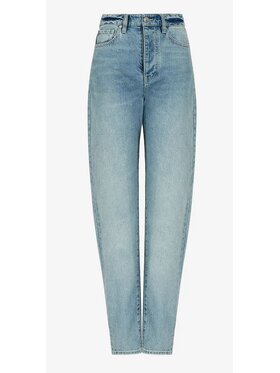 Armani Exchange Armani Exchange Kalhoty z materiálu 8NYJ56 Y2AAZ 150A Modrá Baggy Fit