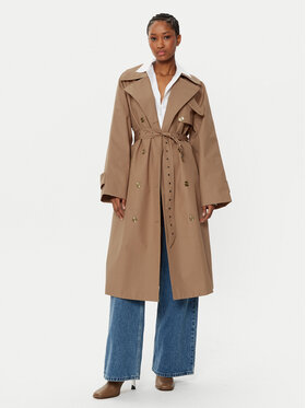 MICHAEL Michael Kors MICHAEL Michael Kors Trench MR520FLDTY Bej Oversize
