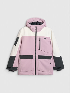4F 4F Kurtka snowboardowa SNOWBOARD Różowy jasny Regular Fit