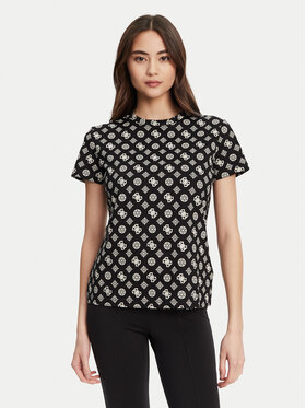 Guess Guess T-Shirt V5YI04 I3Z14 Czarny Regular Fit