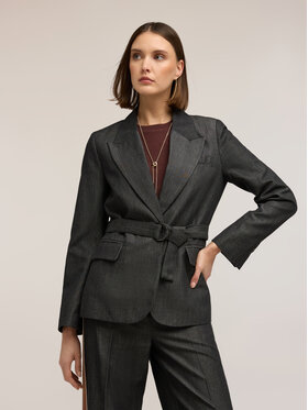 Motivi Motivi Marynarka Q022Q001033N0S3 Niebieski Slim Fit