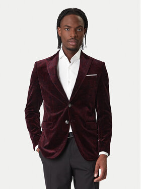 JOOP! JOOP! Marynarka Horace 30048716 Bordowy Slim Fit