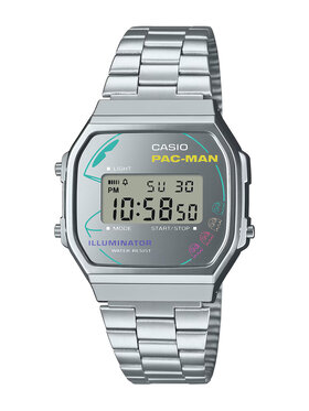Casio Casio Zegarek A168WEPC-7AER Srebrny