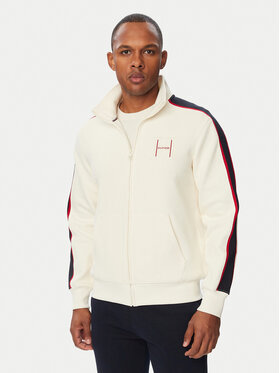 Tommy Hilfiger Tommy Hilfiger Majica dugih rukava Pique H Badge MW0MW44957 Krem Regular Fit