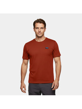 Alpinus Alpinus T-Shirt Otago Czerwony Regular Fit