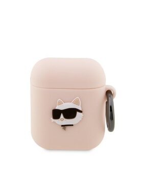 KARL LAGERFELD KARL LAGERFELD Etui na słuchawki AirPods 1/2 Różowy