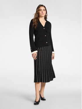 Elena Mirò Elena Mirò Spódnica midi 1627Z000064N0A1 Czarny A-Line Fit