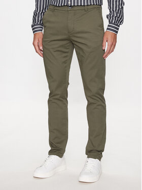 Lindbergh Lindbergh Čino bikses 30-005044 Zaļš Slim Fit