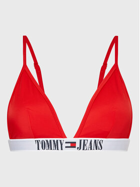 Tommy Jeans Gornji Del Bikini UW0UW04079 Rdeča