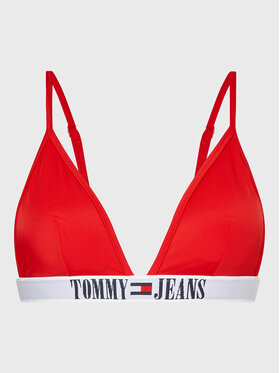 Tommy Jeans Tommy Jeans Bikini partea de sus UW0UW04079 Roșu