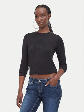 Juicy Couture Juicy Couture Bluzka JCWCT226328 Czarny Regular Fit
