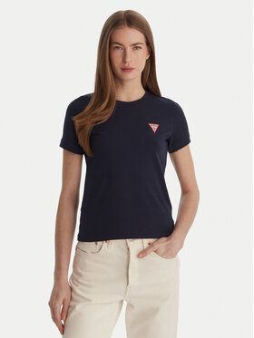 Guess Guess T-Shirt W2YI44 J1314 Σκούρο μπλε Regular Fit