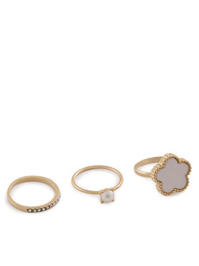 Aldo Aldo Set 3 prsteňov Legoweth 13995111 Zlatá