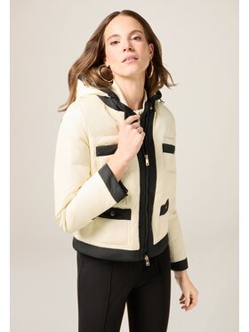 Oltre Oltre Giubbotto piumino F903R001512N0Z3 Bianco Boxy Fit