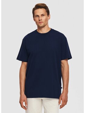 Pako Lorente Pako Lorente T-Shirt P26SF-TT-003 Granatowy Oversize