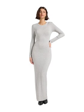 Lee Lee Sukienka dzianinowa 112371663 Szary Slim Fit