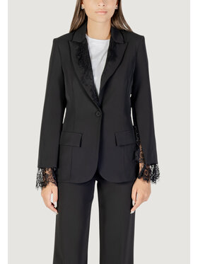 Rinascimento Rinascimento Kurtka damska CFC0124951003 Czarny Blazer Fit