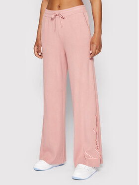 Karl Kani Karl Kani Teplákové kalhoty Signature 6103028 Růžová Wide Leg