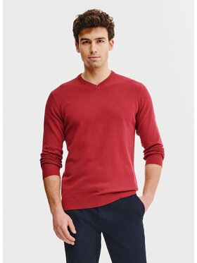 Pako Lorente Pako Lorente Sweter P25SB-2X-001 Czerwony Classic Fit