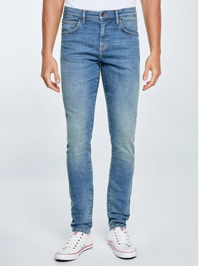 BIG STAR BIG STAR Jeansy DERIC_HIGH_WAIST_390_190 Niebieski Skinny Fit