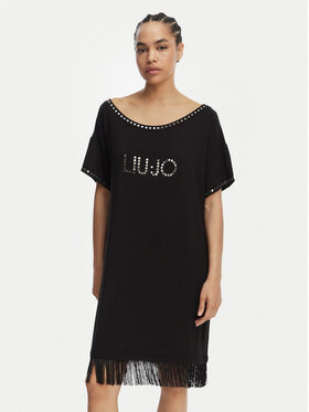 Liu Jo Beachwear Liu Jo Beachwear Φόρεμα καθημερινό VA6031 JS360 Μαύρο Regular Fit