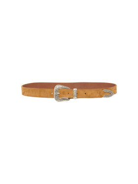 Wrangler Wrangler Pasek Damski WESTERN BELT Beżowy