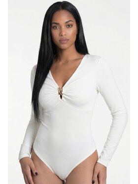 FIGL FIGL Body M1308 Krémová Fitted Fit