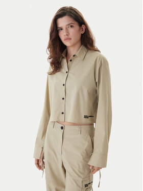 Karl Lagerfeld Jeans Karl Lagerfeld Jeans Blūze B1W11027 Zaļš Regular Fit