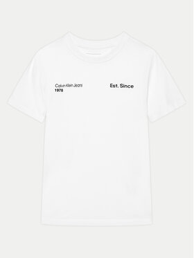 Calvin Klein Jeans Calvin Klein Jeans T-Shirt IB0IB02236 Λευκό Regular Fit