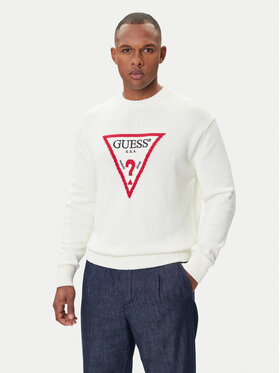 Guess Jeans Guess Jeans Пуловер M4BR32 Z3HM1 Екрю Regular Fit