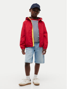 Tommy Hilfiger Tommy Hilfiger Jakna protiv vjetra Windbreaker KB0KB10587 Crvena Regular Fit